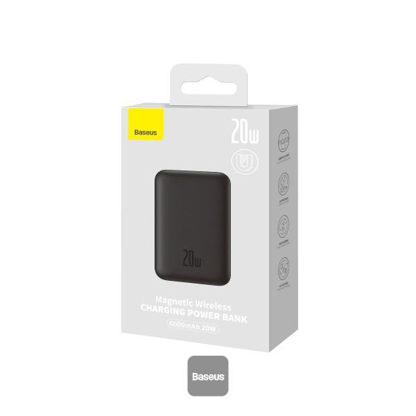 Baseus Magnetic Power Bank 20W 6000mAh - Black