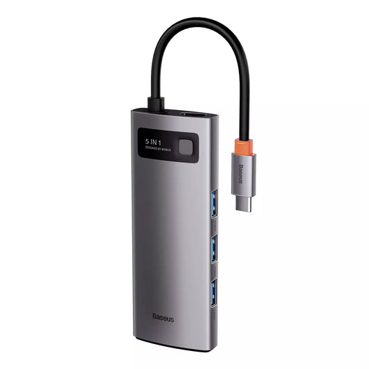 Buy Baseus Metal Gleam Series 5-in-1 Multifunctional Type-C Hub from Vmart in Pakistan