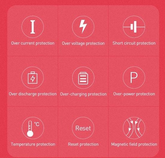 Baseus Mini S Digital Display 3A Power Bank 10000mAh with Lightning Cable