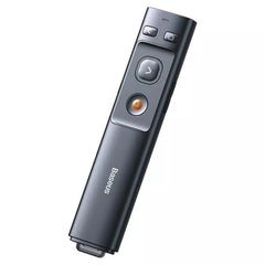 Baseus Orange Dot Wireless Presenter (Red Laser) Grey