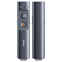 Baseus Orange Dot Wireless Presenter (Red Laser) Grey