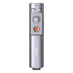 Baseus Orange Dot Wireless Presenter (Red Laser)(Charging) Grey