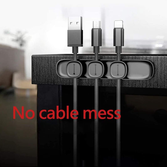 Buy Baseus Peas Magnetic Cable Organizer Cable Clip - Black from Vmart in Pakistan