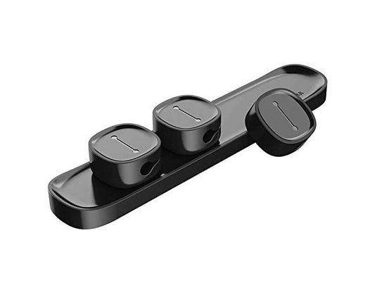 Buy Baseus Peas Magnetic Cable Organizer Cable Clip - Black from Vmart in Pakistan