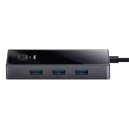 Buy Baseus PioneerJoy 6-Port Type-C Hub Adapter (Type-C to HDMI 4K@60Hz*1 + USB3.0*3 + PD*1 + RJ45*1) from Vmart in Pakistan