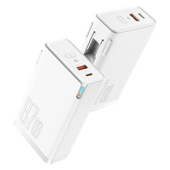 Baseus Power Station 4 Hybrid GaN Power Bank Adaptor 10000mAh 87W CN - White