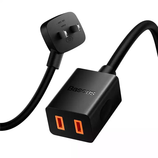 Buy Baseus PowerCombo mini PowerStrip 1AC with 1.0m Power Cord US Black (Including EU and UK Plug Adapters) from Vmart in Pakistan