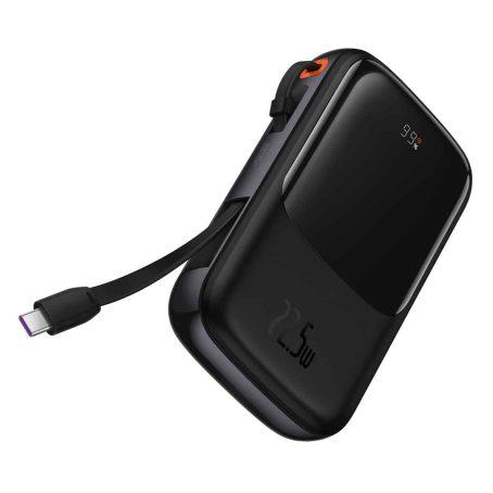 Buy Baseus Qpow Pro Digital Display Fast Charge Power Bank 10000mAh 22.5W Type-C Edition - Black from Vmart in Pakistan