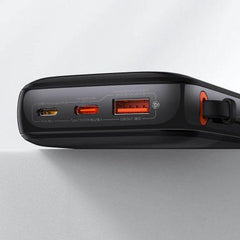 Buy Baseus Qpow Pro Digital Display Fast Charge Power Bank 10000mAh 22.5W Type-C Edition - Black from Vmart in Pakistan