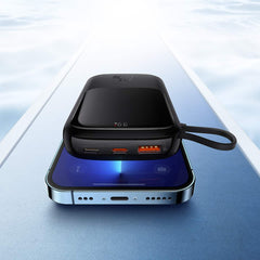 Buy Baseus Qpow Pro Digital Display Fast Charge Power Bank 10000mAh 22.5W Type-C Edition - Black from Vmart in Pakistan