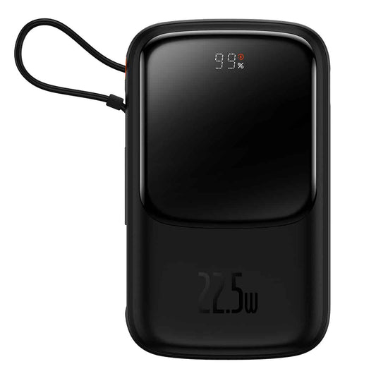 Buy Baseus Qpow Pro Digital Display Fast Charge Power Bank 10000mAh 22.5W Type-C Edition - Black from Vmart in Pakistan