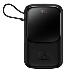 Buy Baseus Qpow Pro Digital Display Fast Charge Power Bank 10000mAh 22.5W Type-C Edition - Black from Vmart in Pakistan