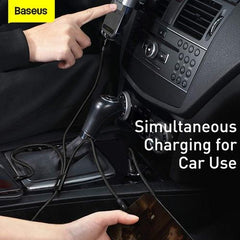 Baseus Rapid Series 3-in-1 Fast Charging Data Cable Type-C to Micro+iPhone+Type-C PD 20W 1.5m