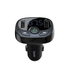 Baseus S-09A Bluetooth FM Transmitter with USB 3.4A Charger