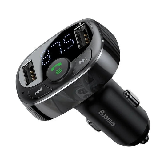 Buy Baseus S-09A Bluetooth FM Transmitter with USB 3.4A Charger from Vmart in Pakistan