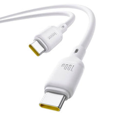 Baseus Silky Series Fast Charging Cable Type-C to Type-C 100W 2m Moon White