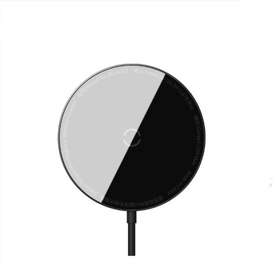 Buy Baseus Simple Mini Magnetic Wireless Charger - Black from Vmart in Pakistan