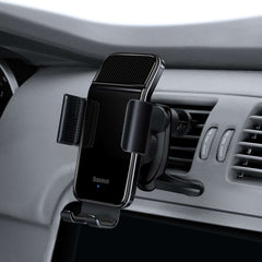 Buy Baseus Smart Solar Power Wireless Car Mount Electric Holder Black from Vmart in Pakistan