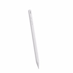 Baseus Smooth Writing 2 Series Stylus with LED Indicators, Moon White (Active/Passive Version with Type-C Cable, Active Pen Tip And Passive Pen Cap)