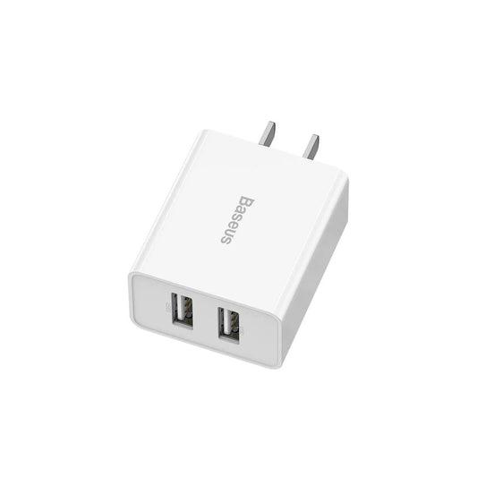 Buy Baseus Speed Mini Dual U Charger 10.5W CN White from Vmart in Pakistan
