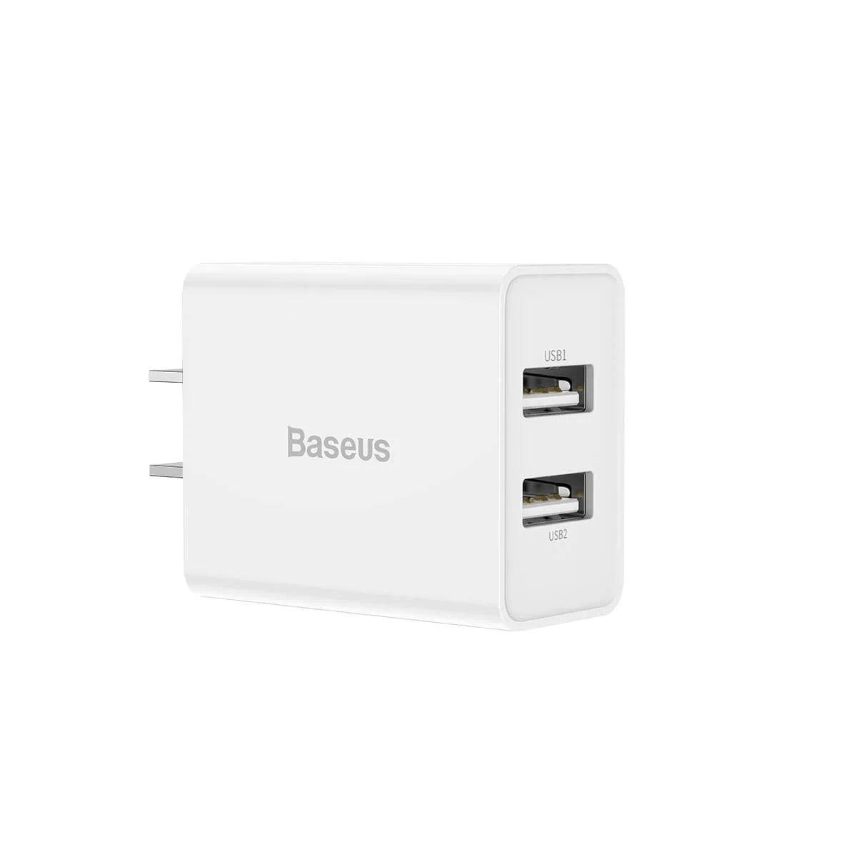 Baseus Speed Mini Dual U Charger 10.5W CN White