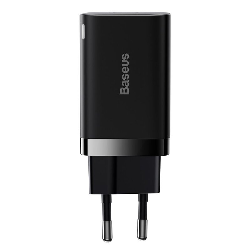 Baseus Super Si Pro Quick Charger C+U 30W EU Black