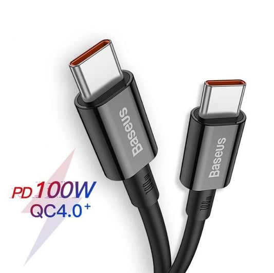 Buy Baseus Superior 100W Fast Charging Type C to Type C Cable 1m from Vmart in Pakistan