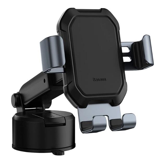 Baseus Tank Gravity Car Mount Holder with Suction Base - Black