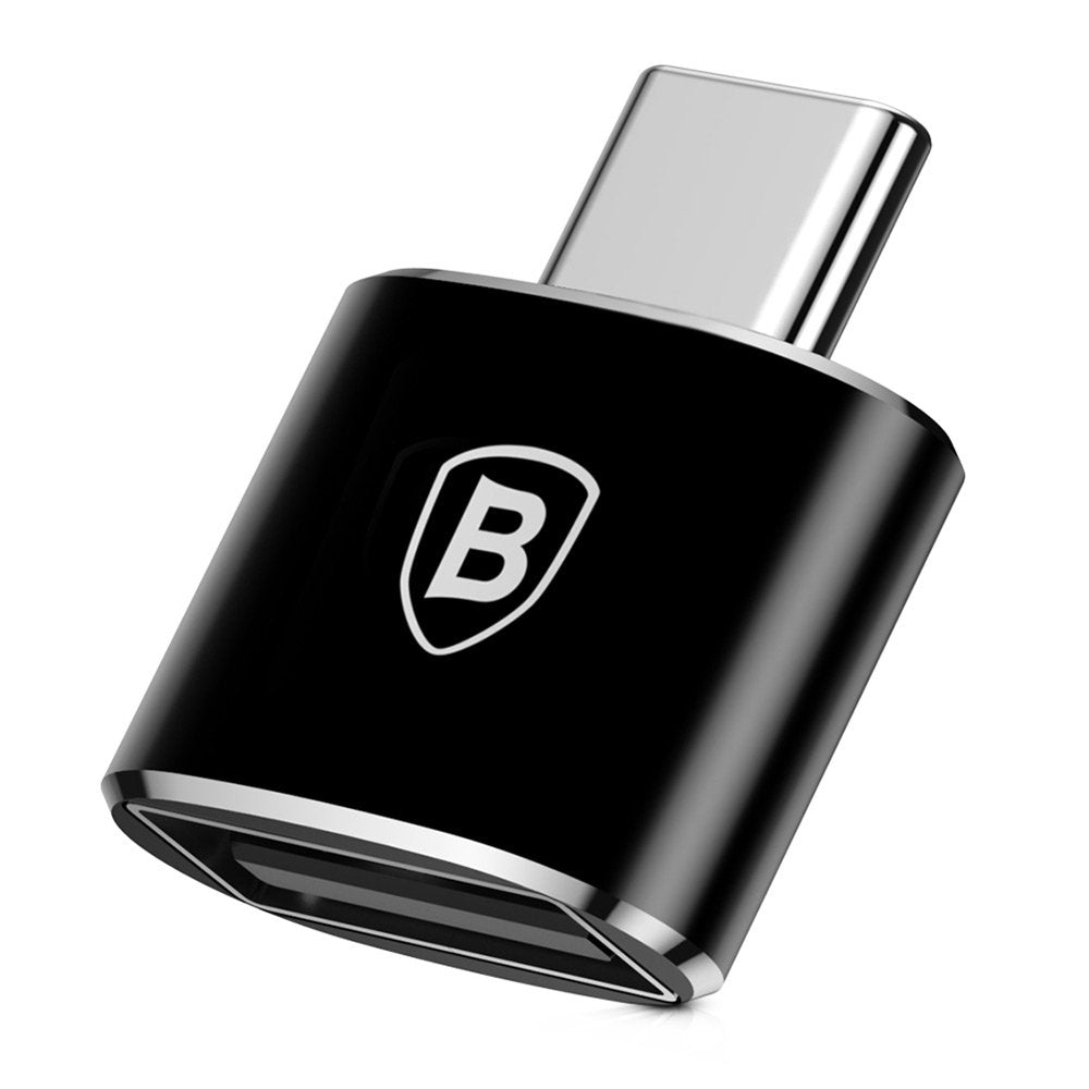 Baseus USB Female to Type-C OTG Adapter Converter - Black