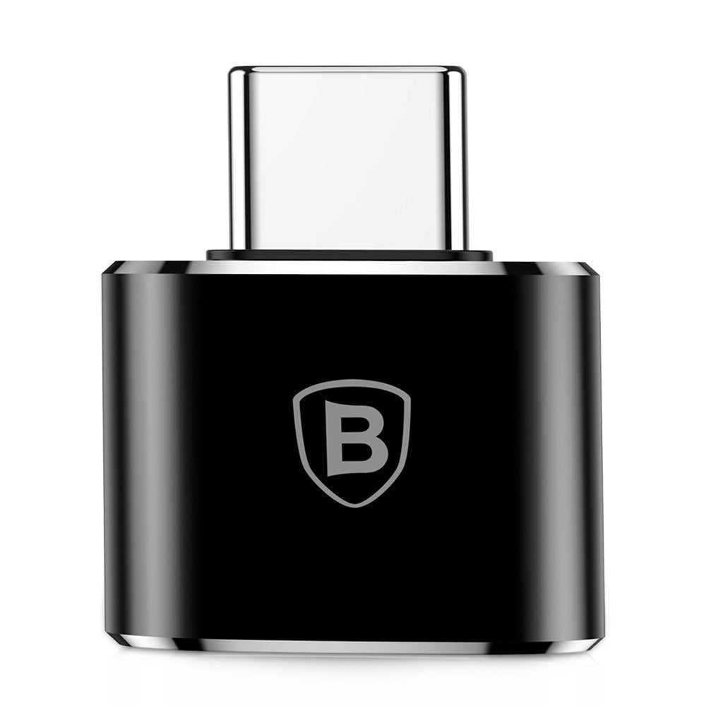 Baseus USB Female to Type-C OTG Adapter Converter - Black