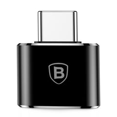 Baseus USB Female to Type-C OTG Adapter Converter - Black