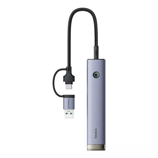 Buy Baseus UltraJoy 4 in 1 Hub Air USB-A&amp;USB-C to 4xUSB3.0+USB-C Gray from Vmart in Pakistan