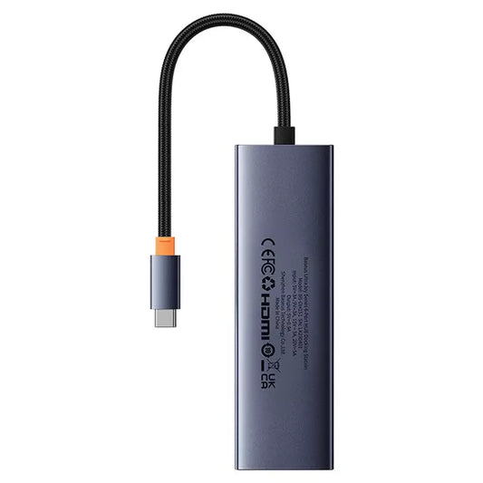 Buy Baseus UltraJoy Series 6-Port Hub Docking Station Space Grey from Vmart in Pakistan