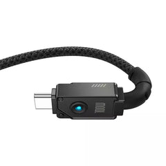 Buy Baseus Unbreakable Series Fast Charging Data Cable Type-C to Type-C 100W 1m Cluster Black from Vmart in Pakistan