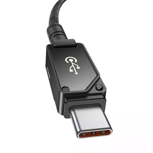 Buy Baseus Unbreakable Series Fast Charging Data Cable Type-C to Type-C 100W 1m Cluster Black from Vmart in Pakistan