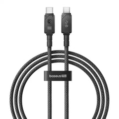 Buy Baseus Unbreakable Series Fast Charging Data Cable Type-C to Type-C 100W 1m Cluster Black from Vmart in Pakistan