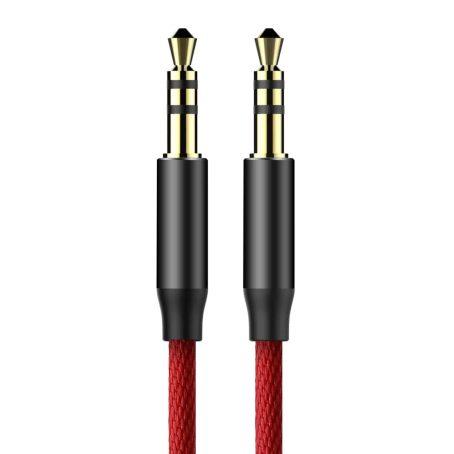 Baseus Yiven M30 Audio Cable 3.5 male Audio 1m Red+ Black