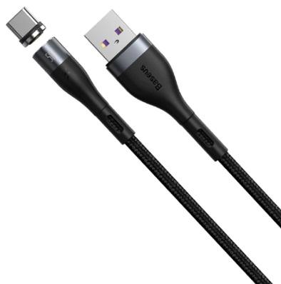 Baseus Zinc Magnetic USB To Type C Fast Charging Data Cable 5A - 1m