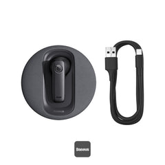 Buy Baseus C-Mic CM10 Solar Charging Single Ear Wireless Earphone for Car Black from Vmart in Pakistan