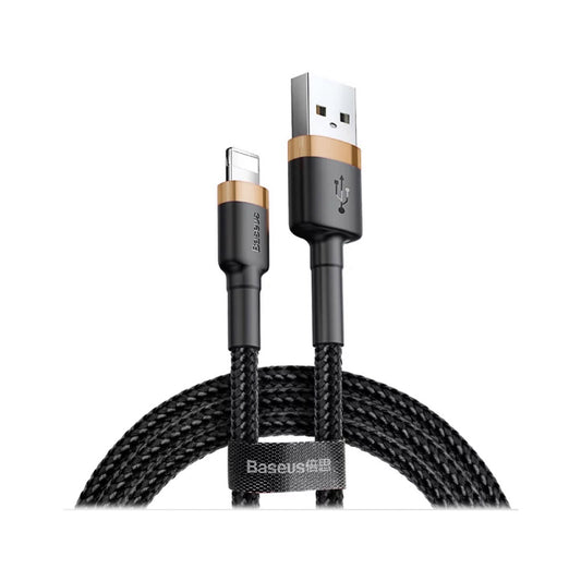 Buy Baseus Cafule Cable USB For iP 2m Gold/Black from Vmart in Pakistan
