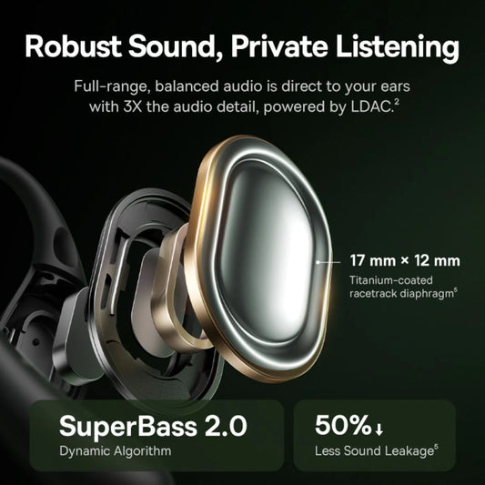 Baseus Eli Sport 2 Open-Ear True Wireless Earbuds Black