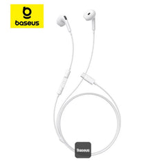 Buy Baseus Encok CZ19 USB-C Wired Earphones White Vmart in Pakistan