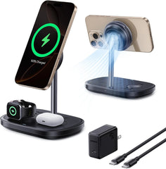Buy Baseus EnerFill FS41 3-in-1 Wireless Charging Stand Vmart in Pakistan