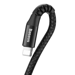 Buy Baseus Fish eye Spring Data Cable USB For iP 2A 1m Black from Vmart in Pakistan