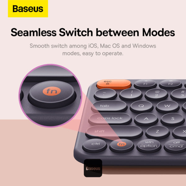 Buy Baseus K01B Wireless Tri-Mode Keyboard Gray from Vmart in Pakistan