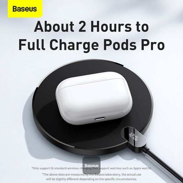 Buy Baseus LED Digital Display Gen 2 15W Wireless Charger from Vmart in Pakistan