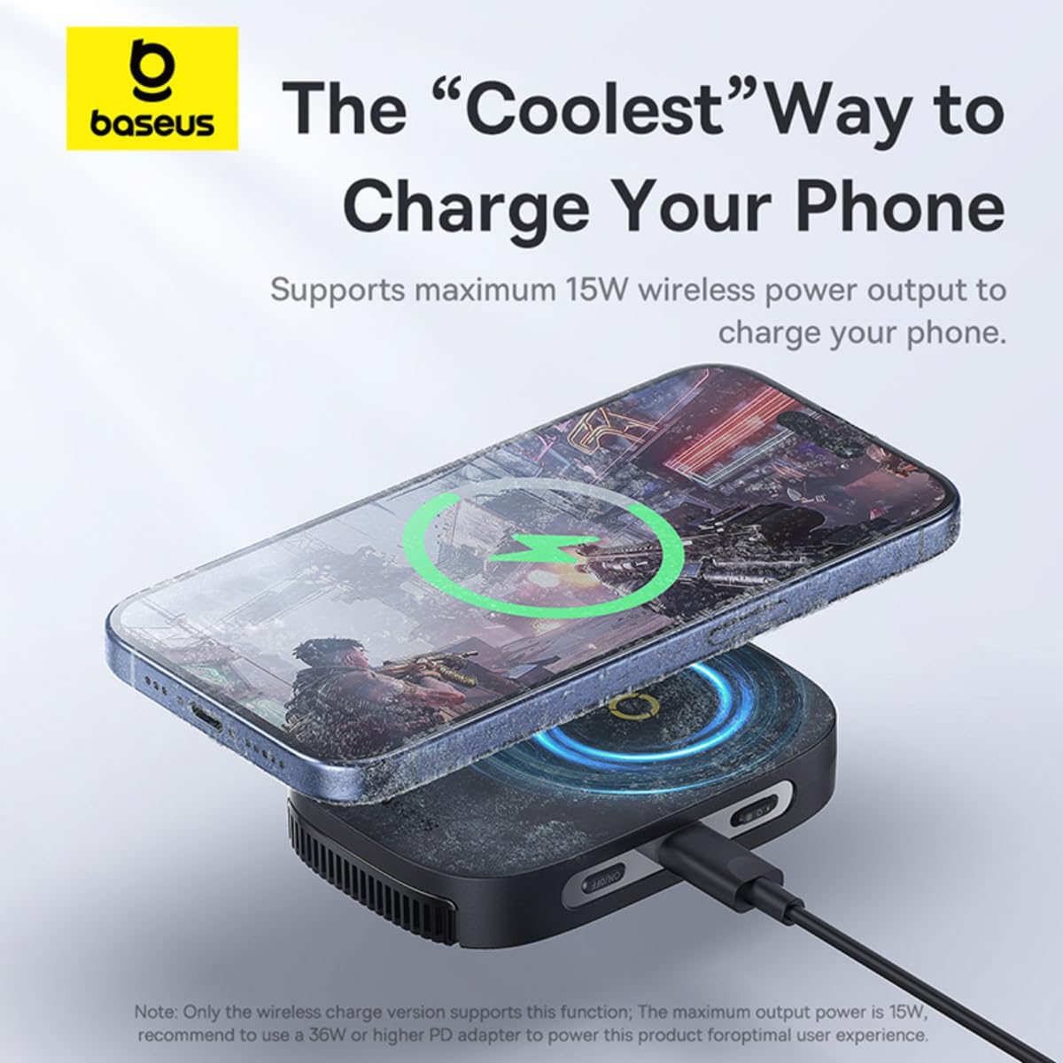 Buy Baseus MagPro II Ultra-Thin Wireless Charger Magnetic Phone Cooler for Gaming from Vmart in Pakistan