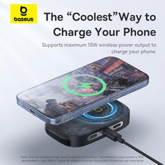 Buy Baseus MagPro II Ultra-Thin Wireless Charger Magnetic Phone Cooler for Gaming from Vmart in Pakistan