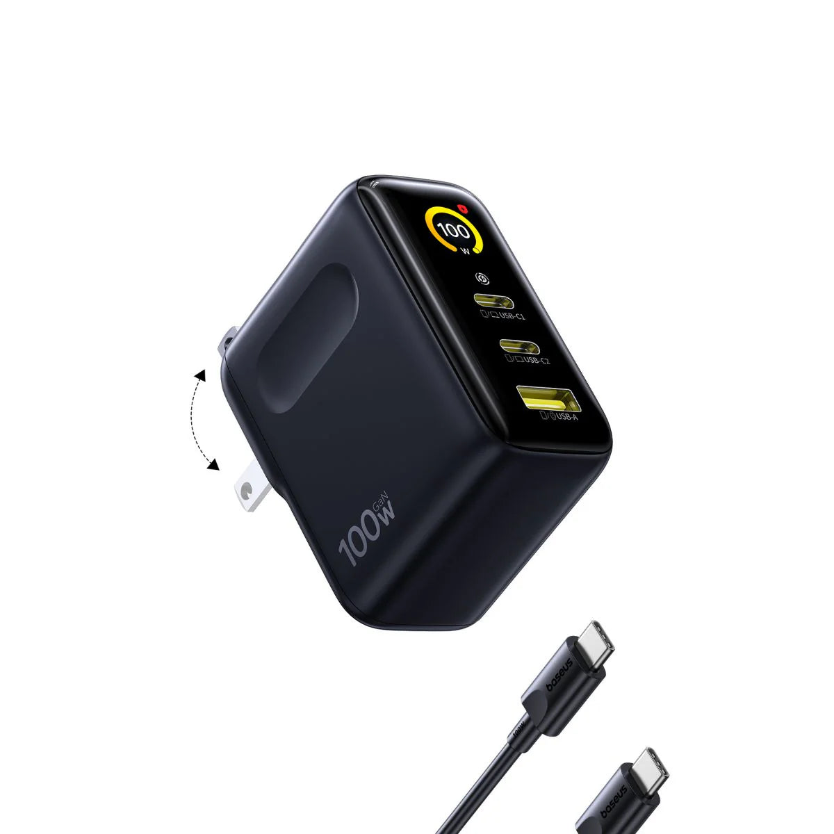 Buy Baseus PicoGo AE21 Fast Charger 2C+U 100W Vmart in Pakistan