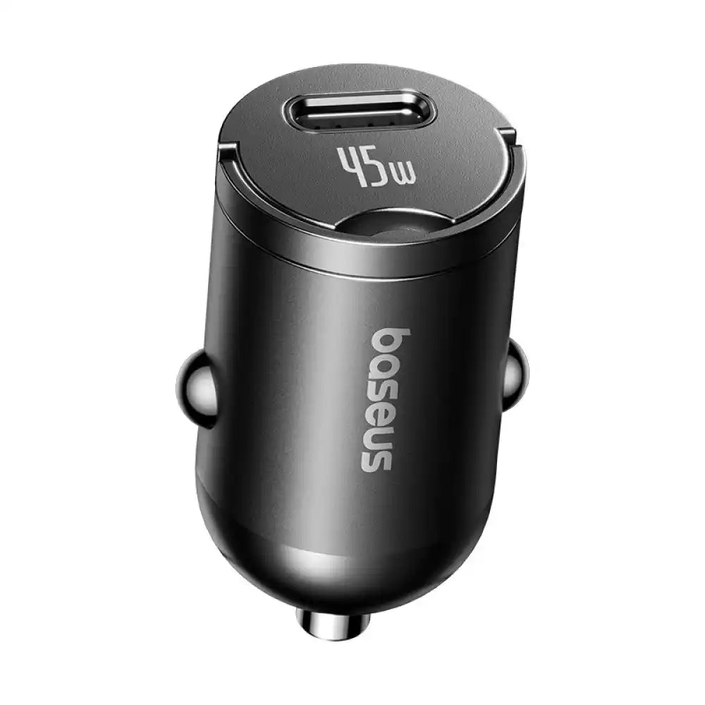 Buy Baseus PrimeTrip VP2 45W Car Charger Cosmic Black With Type-C to Type-C Cable 60W from Vmart in Pakistan